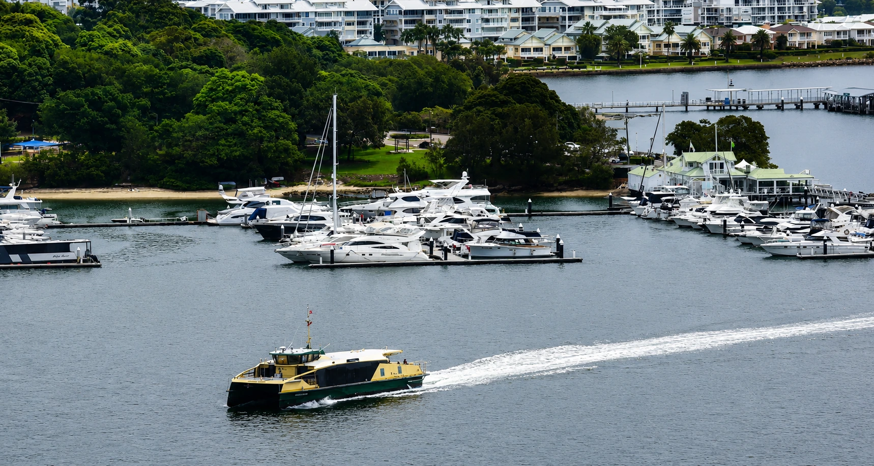 Marina and ferry environment