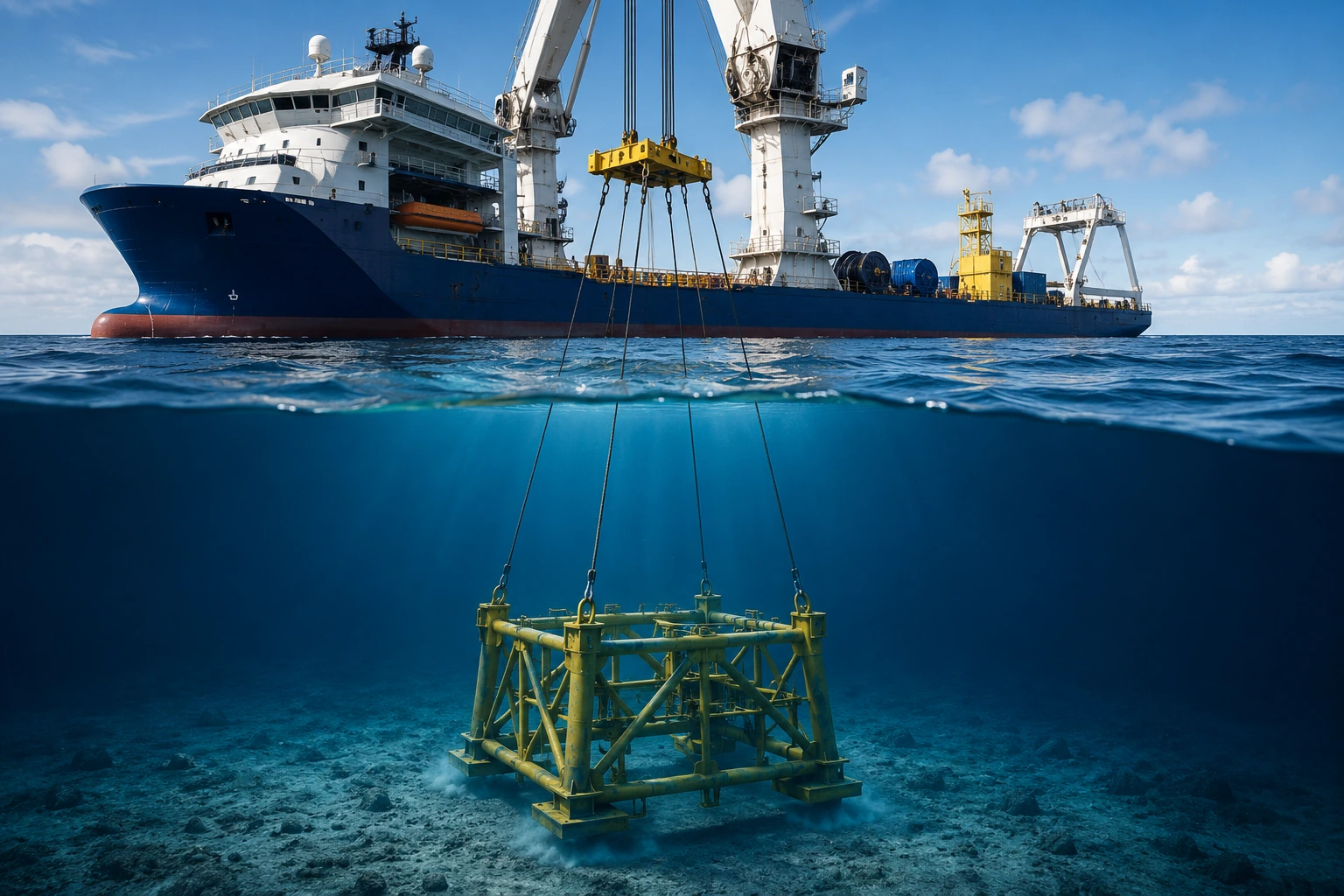 Offshore subsea installation operation